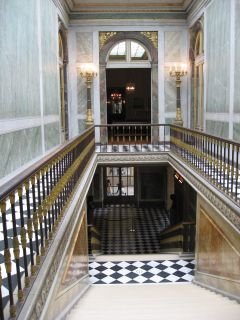 En av trapporna i slottet Versailles